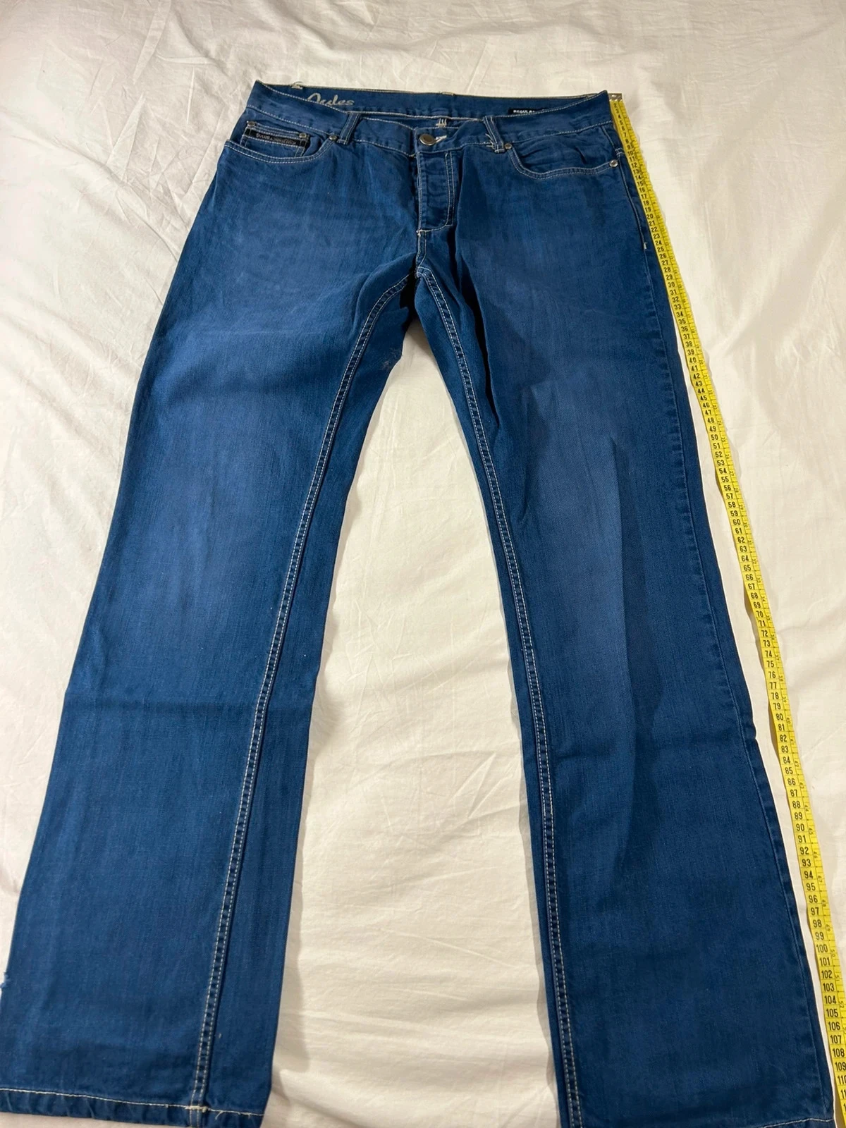 Rechte jeans in marineblauw Jules vintage werkkleding – photo 2